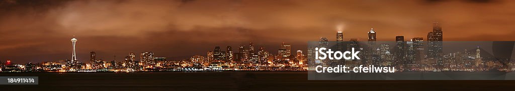 Panorama de Seattle - Royalty-free Cidade Foto de stock