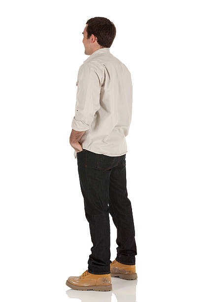 istock Profile of a man standing 184911511