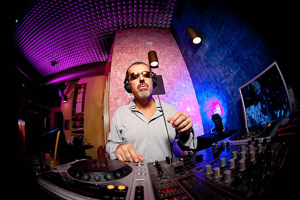 istock Male DJ in Nightclub, Low Key 184911547