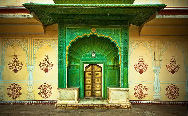 Photo of Ornate Door in India