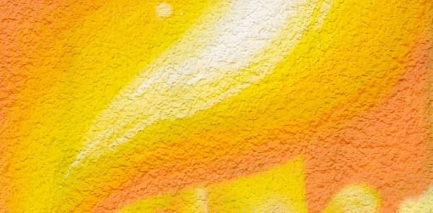 istock Orange graffiti / airbrush detail 184912046