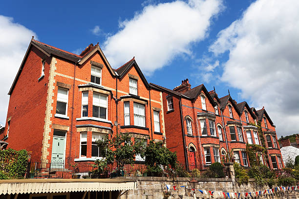 istock Victorian Houses in Llangollen, Wales 184912221