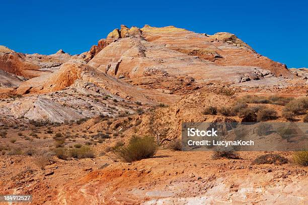 Valley Of Firelandschaft Stockfoto und mehr Bilder von Berg - Berg, Blau, Bunt - Farbton