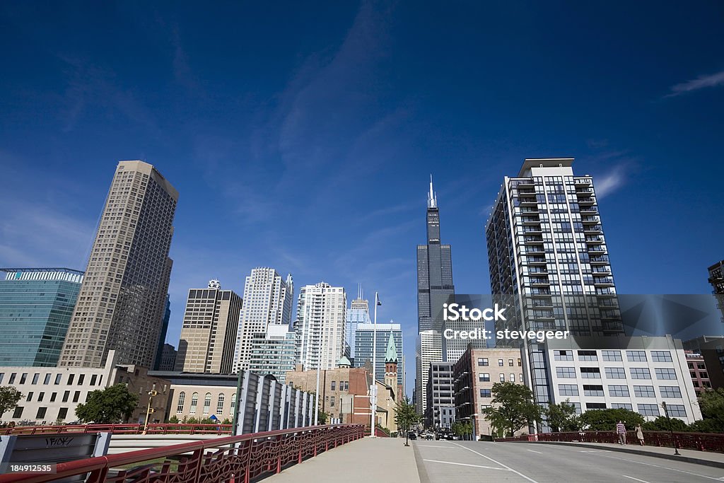 Chicago Street - Foto stock royalty-free di Via