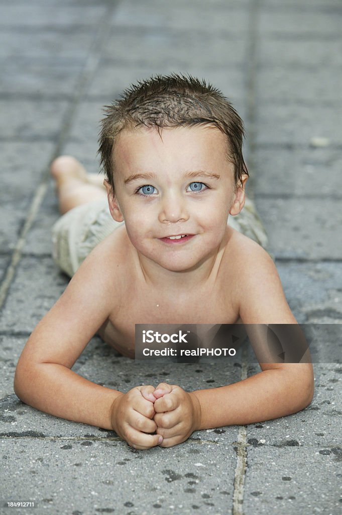 baby Blaue Augen - Lizenzfrei Alt Stock-Foto