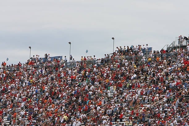 muchedumbres - stadium crowd audience spectator fotografías e imágenes de stock