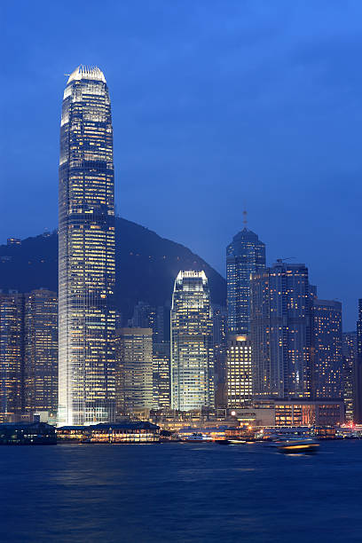 istock Iconic night scene of Hong Kong 184912815
