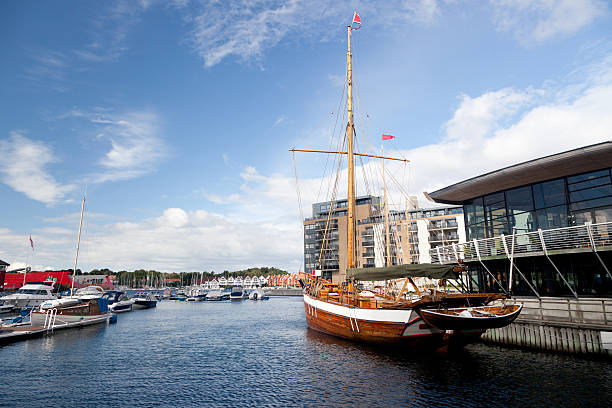 istock Stavanger Norway Scandinavia city centre harbour scene 184913265