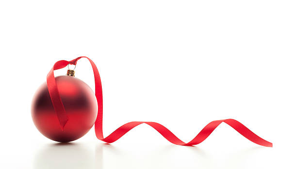 istock Christmas Ball & Red Ribbon 184913294