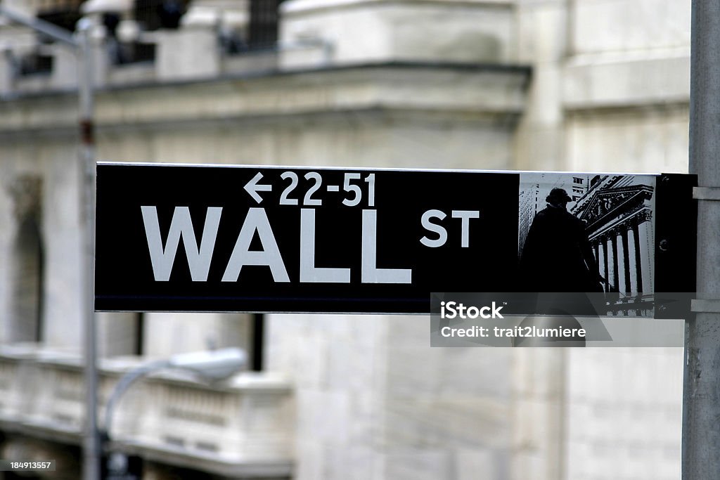 Wall Street - Photo de Bourse de New York libre de droits