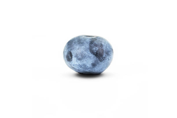 Blueberry isolated on white background stock photo