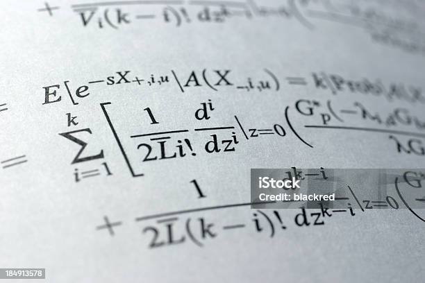 Formula 수학에 대한 스톡 사진 및 기타 이미지 - 수학, 수학 기호, 클로즈업