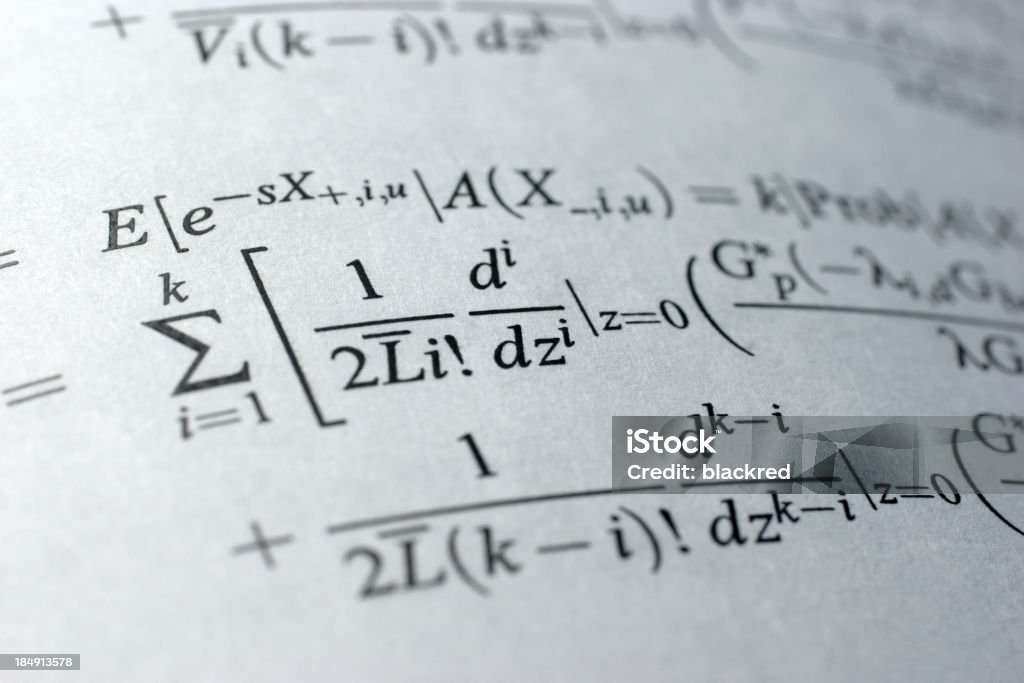 Fórmula - Foto de stock de Matemática - Opção Educacional royalty-free