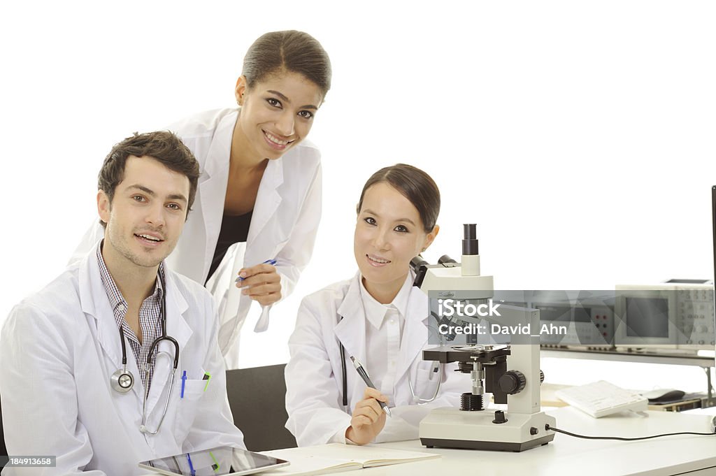 team medico multietnico - Foto stock royalty-free di Adulto