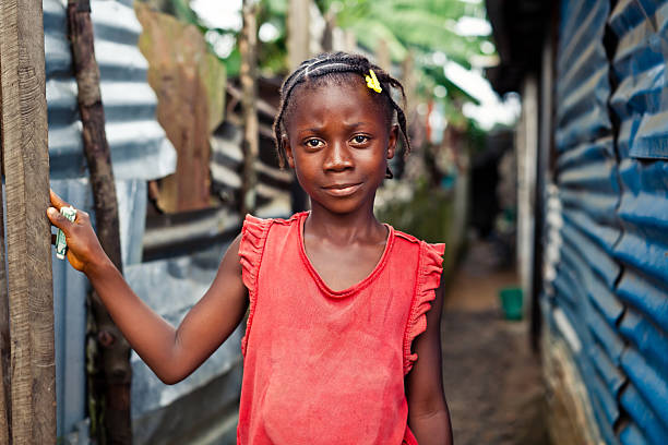 アフリカの少女 - liberia ストックフォトと画像