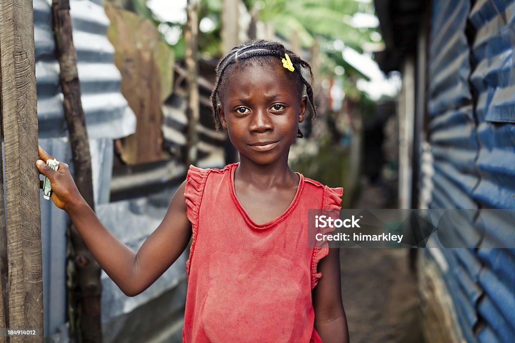 Garota africana - Foto de stock de Criança royalty-free