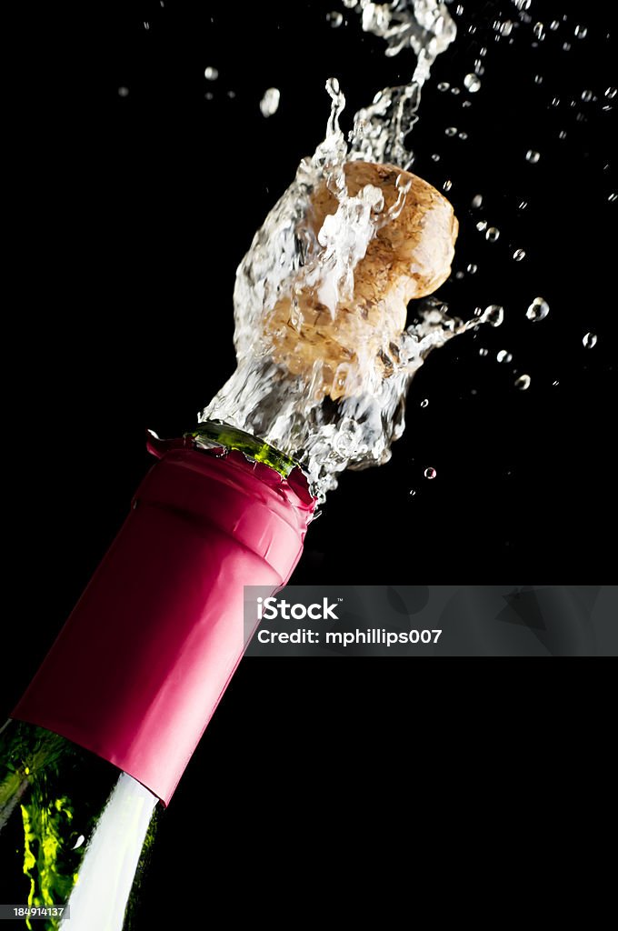 - Champagner - Lizenzfrei Flasche Stock-Foto