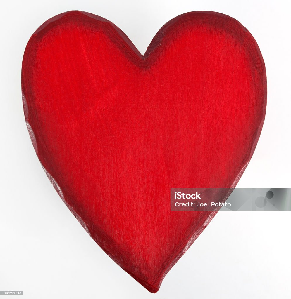 Cuore in legno - Foto stock royalty-free di Arti e mestieri