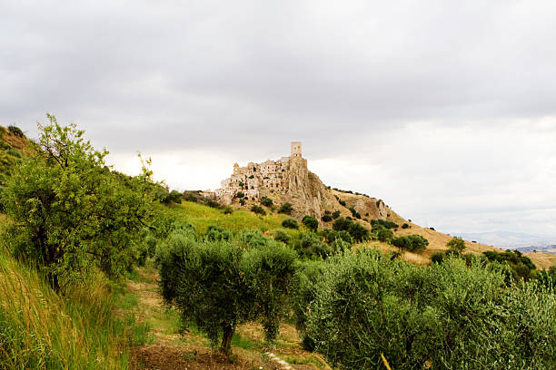 istock Old town of Craco, Basilicata, Italy 184914351