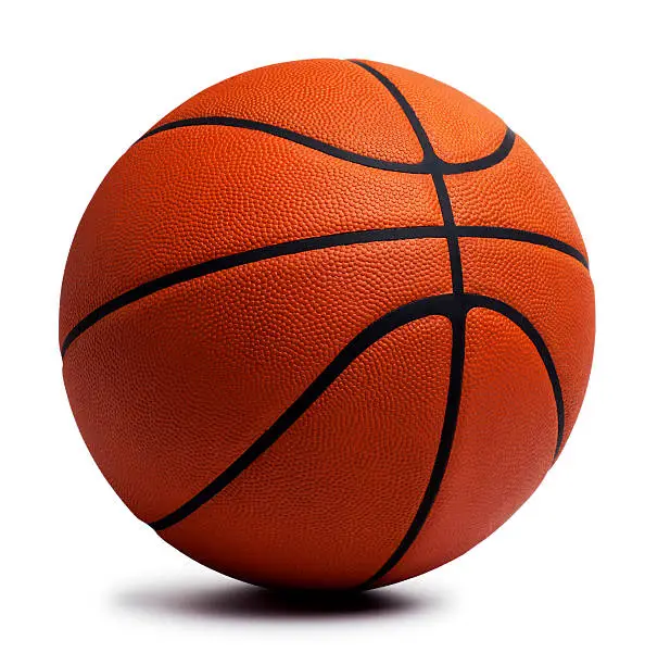 This is a photo of a professional basketball. The background is a pure white.Click on the links below to view lightboxes.