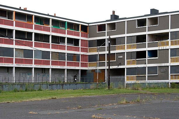 Inner city housing, Dublin, Ireland
