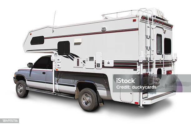 Abholung Camper With Clipping Path Stockfoto und mehr Bilder von Kleinlastwagen - Kleinlastwagen, Camping, Neu