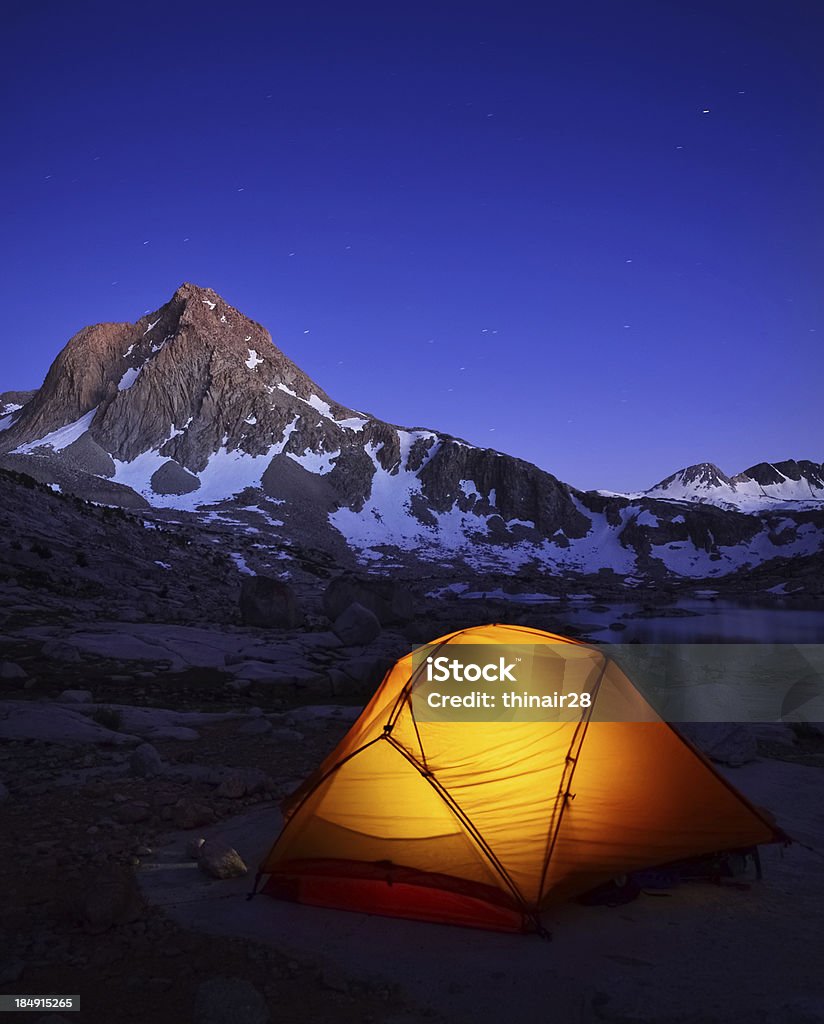 Camping in den Sierras - Lizenzfrei Kings Canyon-Nationalpark Stock-Foto