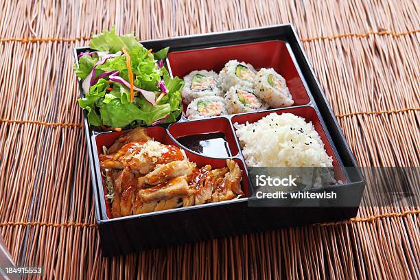 Pollo Teriyaki California Rolls - Fotografie stock e altre immagini di Bento - Bento, Teriyaki, Cibo