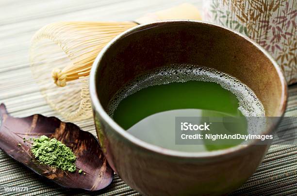 Tè Verde - Fotografie stock e altre immagini di Giappone - Giappone, Tè verde, Alimentazione sana