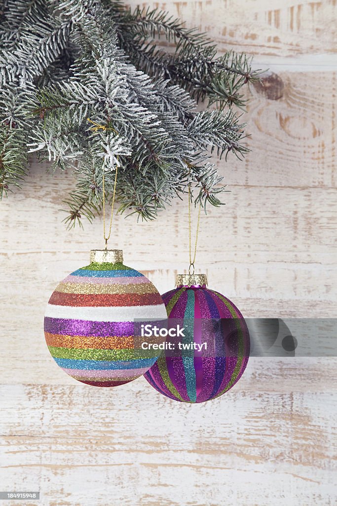 Árvore de Natal e bauble - Royalty-free Bola de Árvore de Natal Foto de stock