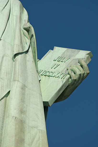 istock Tablet Statue of Liberty 184916264
