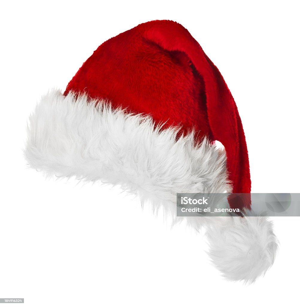 Cappello da Babbo Natale - Foto stock royalty-free di Cappello da Babbo Natale