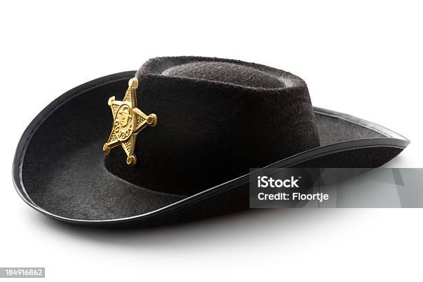 Berretti Giocattolo Cappello Da Cowboy - Fotografie stock e altre immagini di Cowboy - Cowboy, Cappello, Colore nero