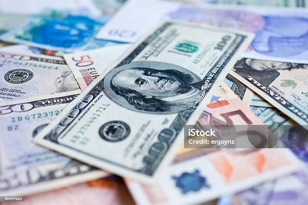Waluta obcej - Zbiór zdjęć royalty-free (Banknot USA)