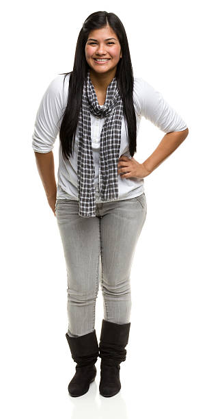 istock Laughing Young Woman Standing 184917651