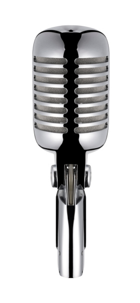 Old microphone (isolated with clipping path over white background)Please see some similar pictures from my portfolio: