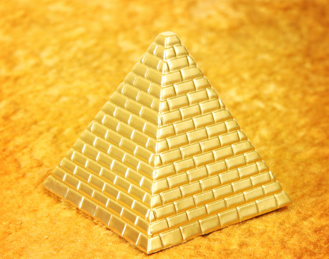Golden pyramid.