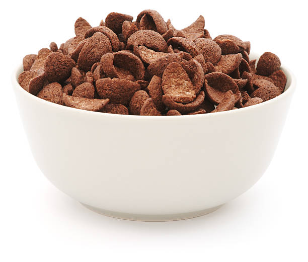 istock Bowl of chocolate corn flakes 184918574