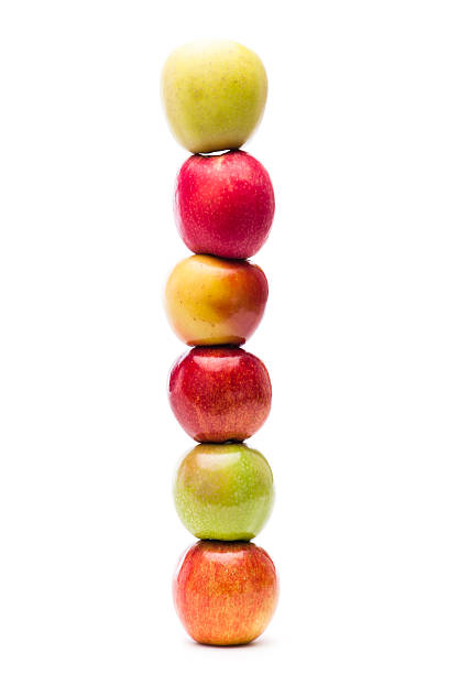 アップルの詰め合わせ - apple gala apple fuji apple fruit ストックフォトと画像