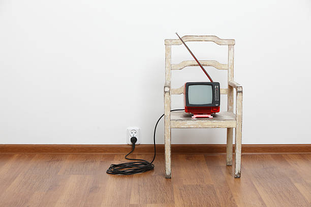 old chair by the wall