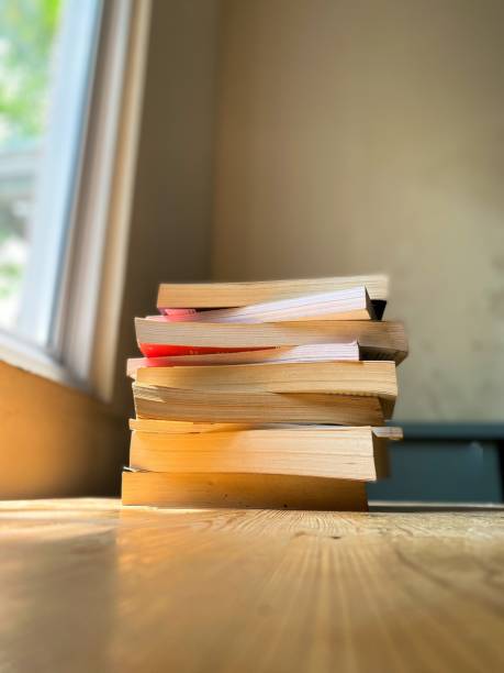istock Old books on  wooden table 1849193650