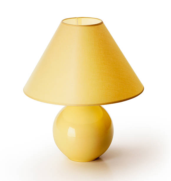 Table lamp stock photo
