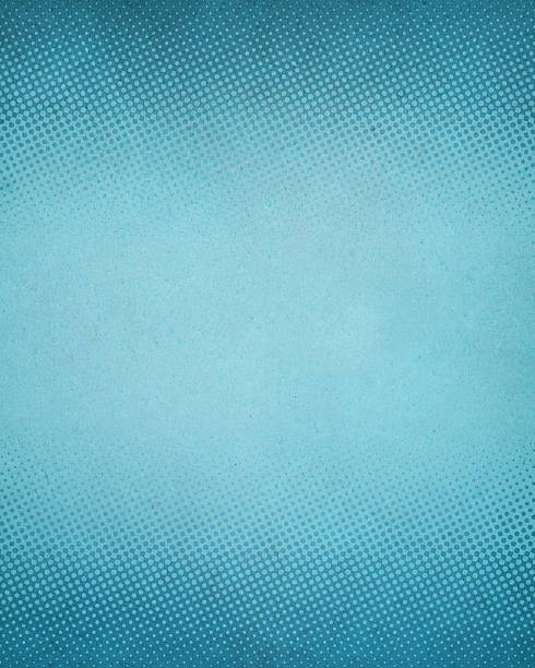 istock High resolution blue antique paper with halftone 184920235