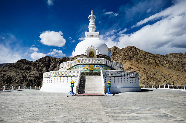 istock Shanti Stupa Temple in Leh 184920418