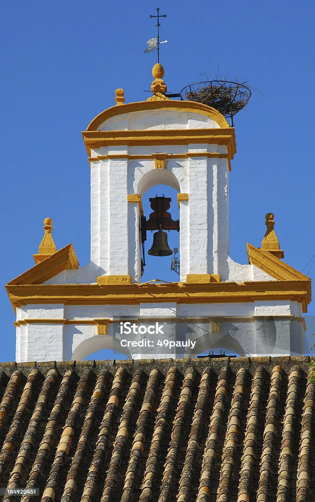 Spanische Kirche towerbell - Lizenzfrei Andalusien Stock-Foto