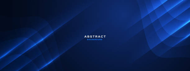 Gradient blue with abstract shape background Gradient blue background with dynamic shapes blue background stock illustrations