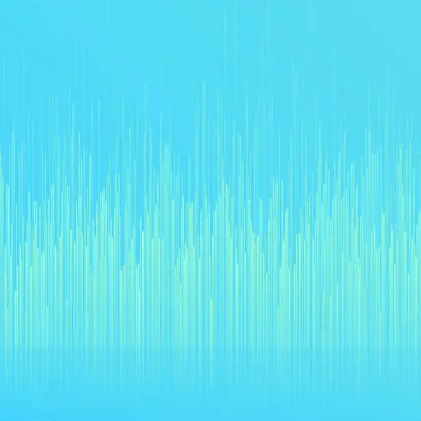 Vector illustration of Abstract background with vertical lines and Blue gradient