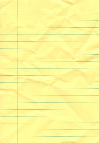 A blank yellow notepad.