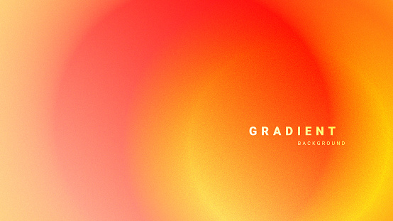 Abstract gradient blur background with grain texture.