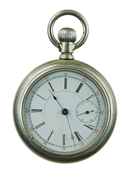 Close up of Hand holding a vintage swiss watch